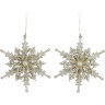 Подвеска снежинка HOUSE OF SEASONS, 4*16 см, золото, 2 вида 84823